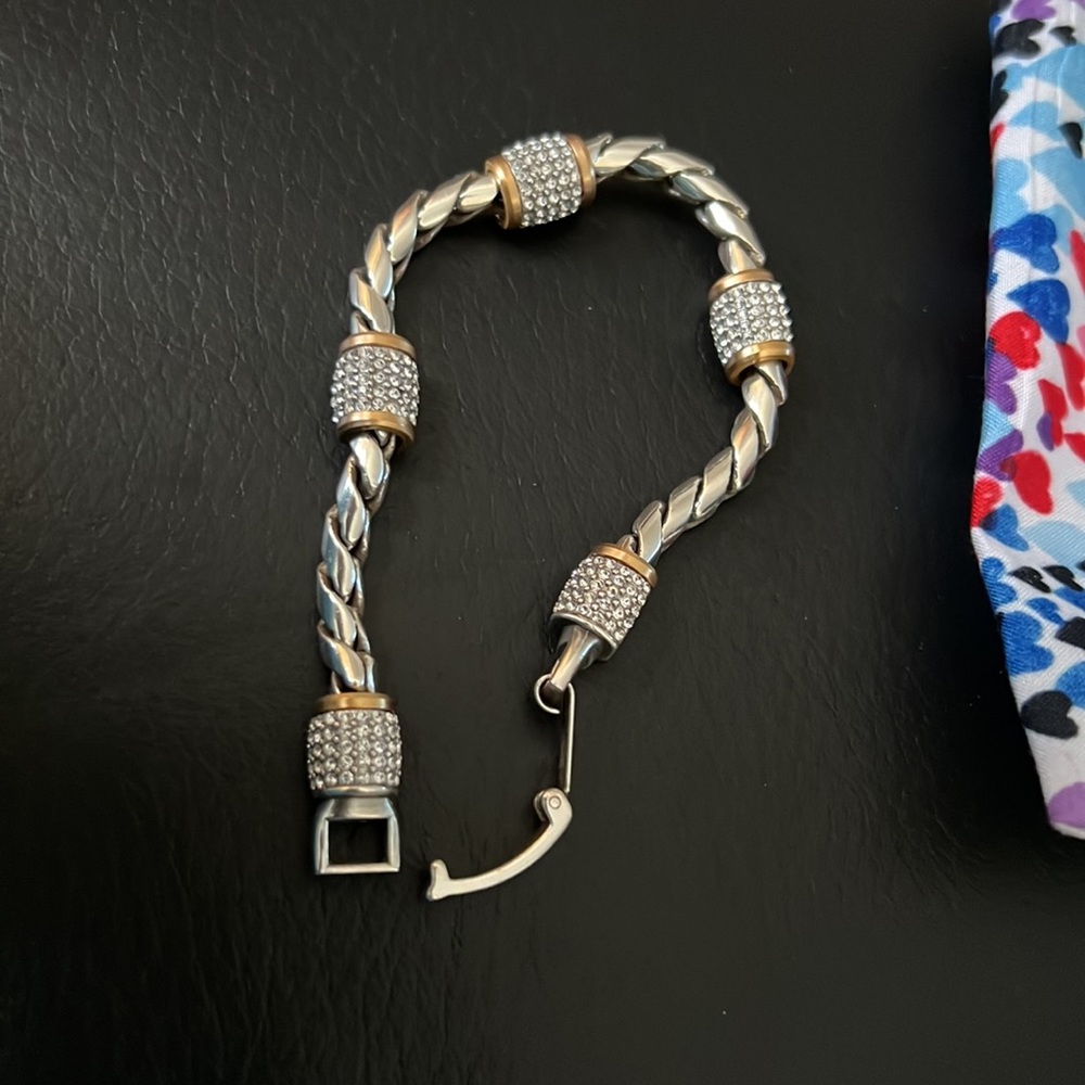BRIGHTON Meridian Set-silver/gold tone
16” necklace with 7 1/2“ bracelet - Picture 3 of 6